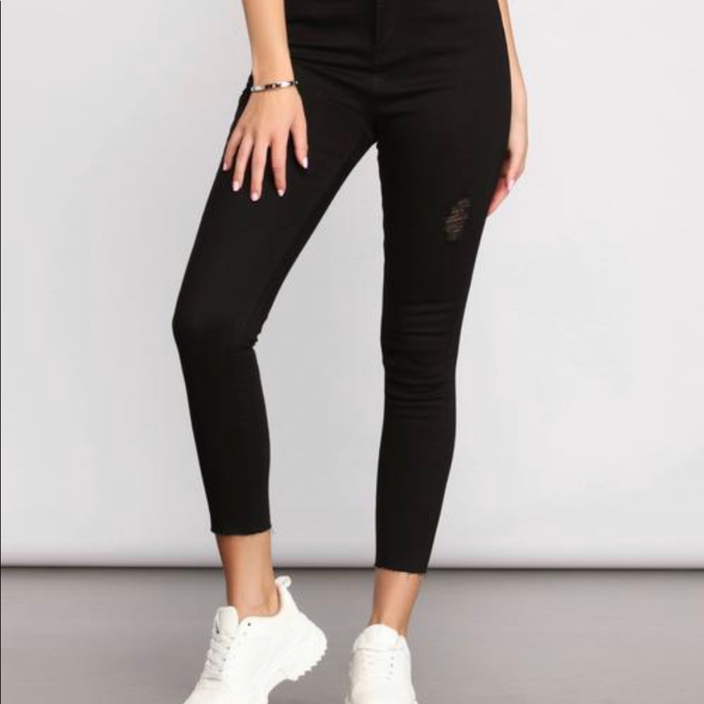 Great Smokey High Waist Cropped Skinny Jean